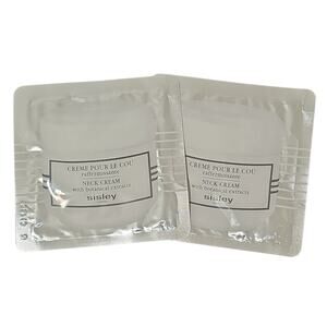 Sisley Neck Cream with Botanical Extracts 0.14 oz Two Sample Travel Packs NEW